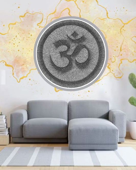 Sacred Symbol Thread Art – Personalized Spiritual Artwork