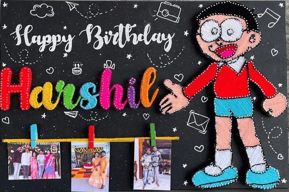 Joyful Birthday String art - Stitch&Gift