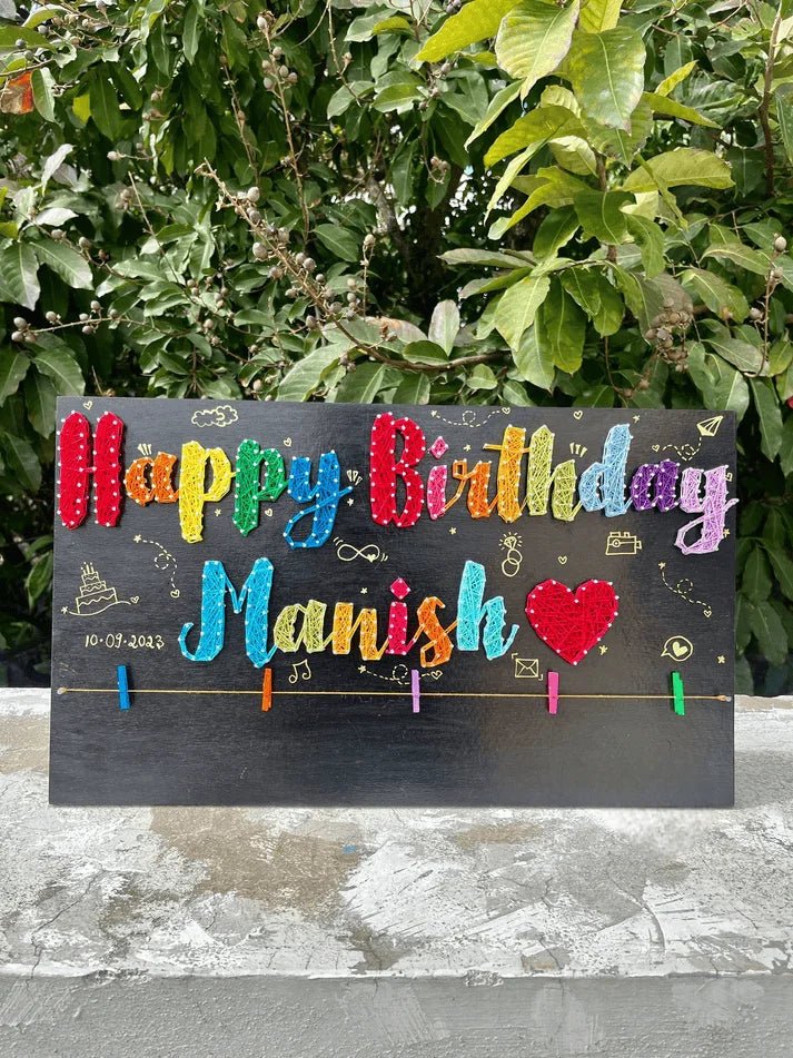 Birthday Serenity String Art - Stitch&Gift