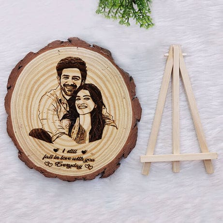 Wooden Engraved Photo Frame