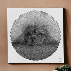 Capture Your Pet’s Spirit with Intricate Thread Art